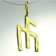 Wisiorki - Sotis Sigil nauki i koncentracji Ag925 + Au 24kar, 2g - miniaturka - grafika 1