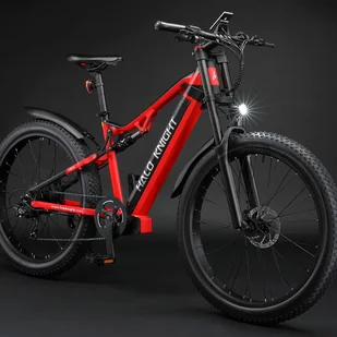 Halo Knight H03 Electric Bike, 1000W Motor, 48V 19.2Ah Battery, 27.5*3.0-inch Tire, 50km/h Max Speed, 90km Max Range, Hydraulic - Rowery elektryczne - miniaturka - grafika 6