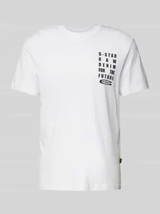 T-shirt z nadrukiem z logo - Koszulki męskie - miniaturka - grafika 1