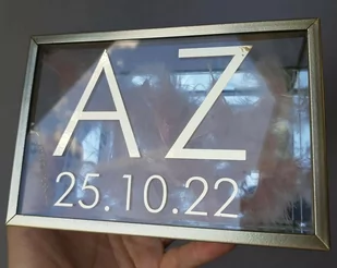 Naklejki Inicjały - różne czcionki - Wesele i ślub - miniaturka - grafika 1