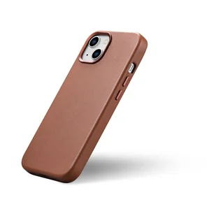iCarer Case Leather pokrowiec etui z naturalnej skóry do iPhone 14 brązowy (WMI14220705-BN) (kompatybilne z MagSafe) - Etui i futerały do telefonów - miniaturka - grafika 8