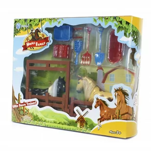 Zagroda Dla Koni stajnia Zestaw Figurek Konik - Figurki dla dzieci - miniaturka - grafika 1