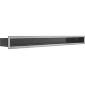 Akcesoria kominkowe - Kratki.pl Kratka wentylacyjna luft 90x1000 mm - szlifowany LUFT/9/100/SZ - miniaturka - grafika 1