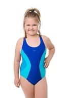 Stroje kąpielowe dla dziewczynek - Dziewczęcy strój kąpielowy Bibione II niebiesko-turkusowy 134 - miniaturka - grafika 1