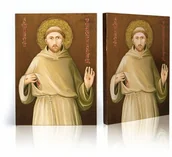 Ikony i obrazy sakralne - Ikona religijna Święty Franciszek - miniaturka - grafika 1