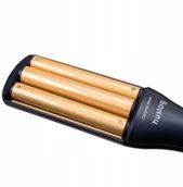 Lokówki - Lokówka InFace Huslog falownica z regulacją granatowo-złota - miniaturka - grafika 1