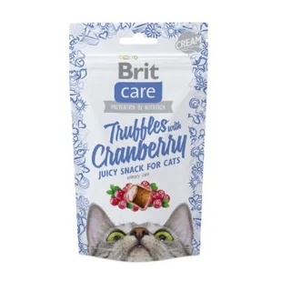 BRIT BRIT Care Cat Snack Truffles Cranberry 50g DARMOWA DOSTAWA OD 95 ZŁ! - Przysmaki dla kotów - miniaturka - grafika 1