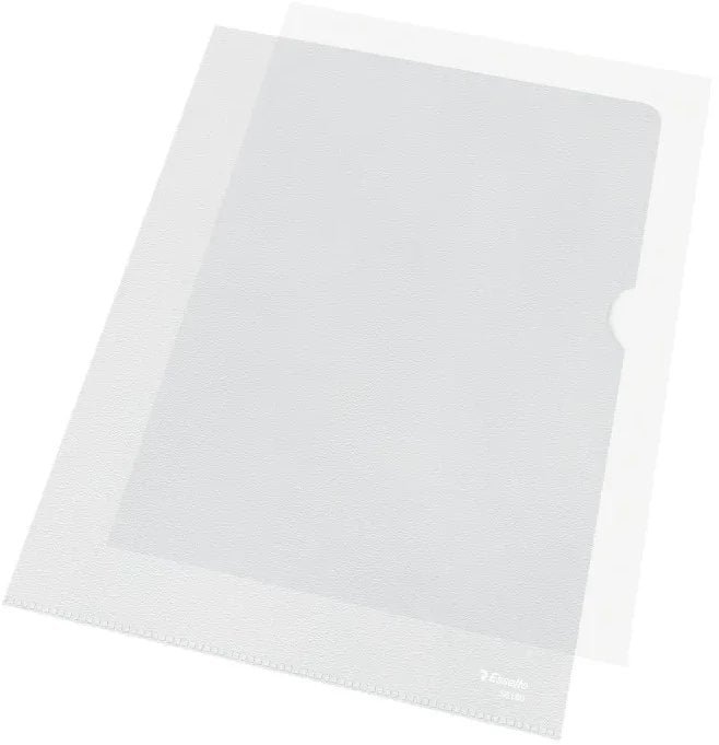 Plastomslag Esselte A4 0,105mm præget 56160 100stk/pak - 100 stk.