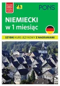 Książki do nauki języka niemieckiego - Niemiecki w 1 miesiąc. Szybki kurs językowy z nagraniami mp3 - miniaturka - grafika 1