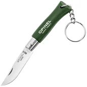 Noże - Nóż składany Opinel No.4 Colorama Inox Brelok - Khaki - miniaturka - grafika 1