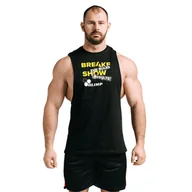 Koszulki sportowe męskie - Męska koszulka treningowa Olimp - Men Sleeveless Rules czarna-XXL - miniaturka - grafika 1