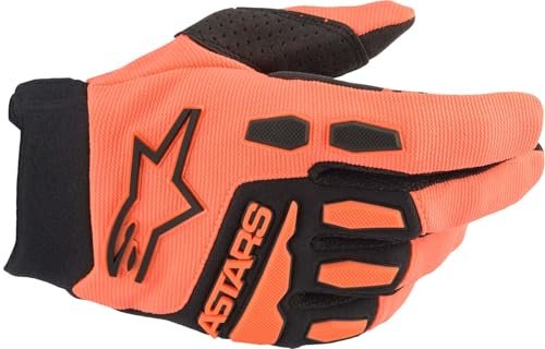 Alpinestars Full Bore rękawice motocyklowe dla młodzieży pomarańczowe/czarne XS