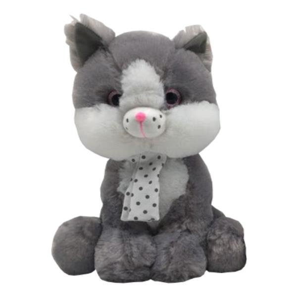 Axiom 4819 Kolekcja Silver Kot biały i szary 23 cm