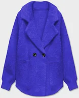 Swetry damskie - KRÓTKA NARZUTKA ALPAKA CHABROWA (CJ65) - MADE IN ITALY - miniaturka - grafika 1