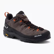 Buty trekkingowe męskie - Buty trekkingowe męskie Salewa Alp Trainer 2 GTX brązowe 00-0000061400 - miniaturka - grafika 1