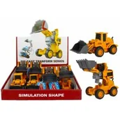 Samochody i pojazdy dla dzieci - Maszyna budowlana metalowa 15 cm Spychacz MEGA CREATIVE 482700 - miniaturka - grafika 1