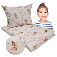 Pościel dla dzieci - Komplet Pościeli Dziecięcej 100x160 + 50x70 Calineczka Róż 100% Bawełna Polski Producent - miniaturka - grafika 1