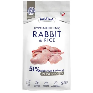 Baltica Adult Fish & Rice Light Ryby morskie z ryżem M 3kg - Sucha karma dla psów - miniaturka - grafika 1