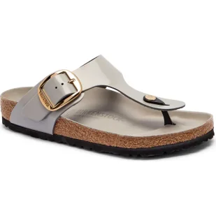 Birkenstock Skórzane japonki Gizeh - Klapki i japonki damskie - miniaturka - grafika 1