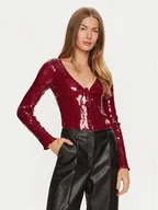 Body - BARDOT Body Verona 59471TB Czerwony Slim Fit - miniaturka - grafika 1