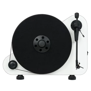 Pro-ject VT-E R - Gramofon wertykalny z wkładką OM5e Biały - Gramofony - miniaturka - grafika 1