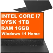 Laptopy - LG gram 16 / 16Z90R-G.AAM7U1 / Intel i7-13 / 16GB / SSD 1TB / Intel Xe / WQXGA / Win 11 / Czarny - miniaturka - grafika 1