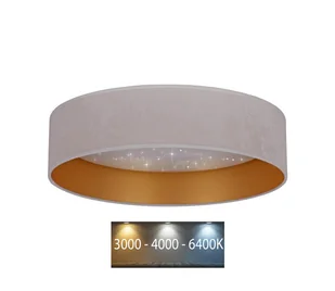 Brilagi - LED Plafon VELVET STAR LED/24W/230V śr. 40 cm kremowy/złoty - Lampy sufitowe - miniaturka - grafika 1