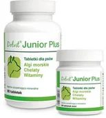 Suplementy i witaminy dla psów - Dolvit Junior  Plus Mini 2x90 tabletek - miniaturka - grafika 1