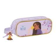 Piórniki - Piórnik Podwójny Wish Liliowy 21 x 8 x 6 cm - miniaturka - grafika 1