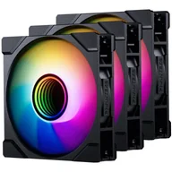 Chłodzenie procesora - Zestaw wentylatorów Phanteks M25 Gen2 PWM ARGB Reverse Airflow 120mm, czarny (3 szt) - miniaturka - grafika 1