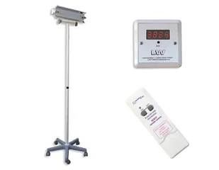 NBV-15PLW RC lampa bakteriobójcza bezp. działania 1x15W mobilna z pilotem i licznikiem LED - Urządzenia medyczne - miniaturka - grafika 1