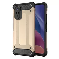 Etui i futerały do telefonów - Hybrid Armor pancerne hybrydowe etui pokrowiec Xiaomi Redmi K40 Pro+ / K40 Pro / K40 / Poco F3 złoty - miniaturka - grafika 1