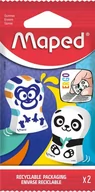 Przybory szkolne - MAPED Gumki 2szt. Ergo Fun Maped 119002 - miniaturka - grafika 1