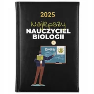 Planery - Kalendarz Książkowy A5 2025 NAJLEPSZY NAUCZYCIEL BIOLOGII Planer Notes Wz - miniaturka - grafika 1