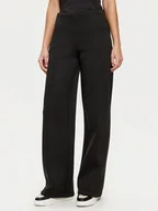 Spodnie damskie - Calvin Klein Spodnie materiałowe K20K207947 Czarny Relaxed Fit - miniaturka - grafika 1
