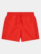 Spodenki damskie - Guess Szorty sportowe L4GZ06 WG282 Czerwony Regular Fit - miniaturka - grafika 1