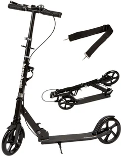 Duża składana hulajnoga 95-105cm hamulec ręczny - Zabawki i gry sportowe - miniaturka - grafika 1
