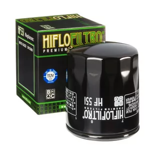 HIFLOFILTRO Filtr Oleju HF551 - filtr motocyklowy - Filtry oleju - miniaturka - grafika 1