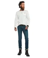 Koszulki męskie - Joe Browns Klasyczna koszulka męska z długim rękawem Henley, kremowy, XXL - miniaturka - grafika 1