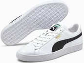 Buty dla chłopców - Buty damskie sportowe Puma Basket Classic XXI r.41 Białe skórzane trampki - miniaturka - grafika 1