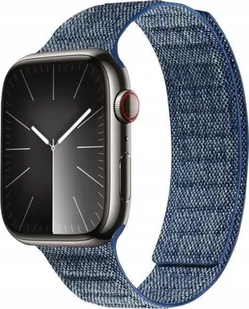 Crong Crong Melange - Pasek magnetyczny do Apple Watch 42/44/45/49 mm niebieski melanż - Akcesoria do smartwatchy - miniaturka - grafika 1