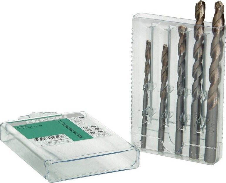 HiKOKI Wiertło Zestaw wierteł do muru 5 szt. 4/5/6/8/10mm