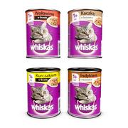 Mokra karma dla kotów - Whiskas Adult puszka 4 x 400g mix smaków 41908-uniw - miniaturka - grafika 1