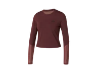 Koszulki sportowe damskie - CRIVIT Koszulka funkcyjna damska (Brązowy, S(36/38)) - miniaturka - grafika 1