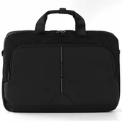 Torby na laptopy - Roncato Clayton Briefcase 44 cm przegroda na laptopa nero - miniaturka - grafika 1