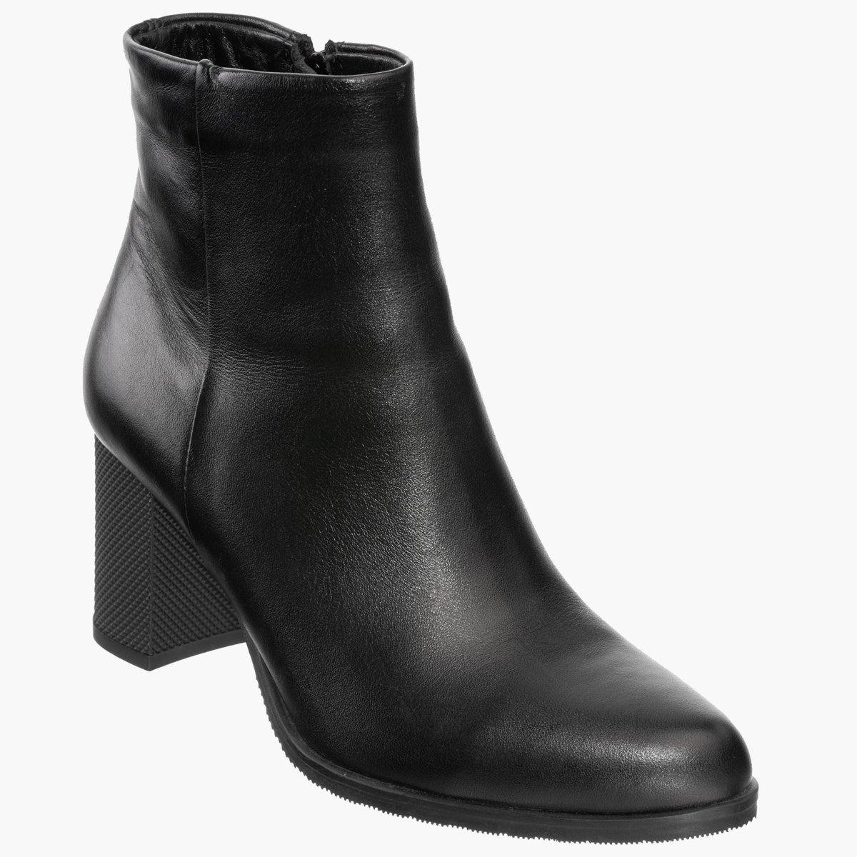 Buty Damskie Botki Czarne Na Słupku Eleganckie Na Zimę B-253 Czarny 40