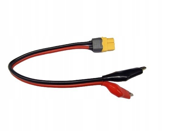 KABEL ADAPTER PRZEJŚCIÓWKA REDUCKJA XT60 H-F AMASS KROKODYLKI ZACISKI LI-PO