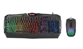 Zestawy myszka + klawiatura - Zestaw przewodowy klawiatura Fury Spitfire + mysz Fury Battler - miniaturka - grafika 1