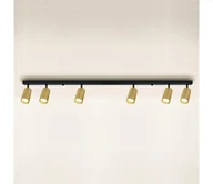 Lampy sufitowe - Brilagi - Oświetlenie punktowe SELE GOLDEN 6xGU10/30W/230V czarny/złoty - miniaturka - grafika 1