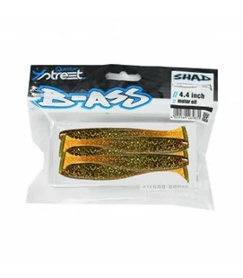 Przynęty Quantum 4Street B-Ass Shad 11Cm 5 Sztuk Quantum 4Street B-Ass Shad Motoroil - Przynęty - miniaturka - grafika 1